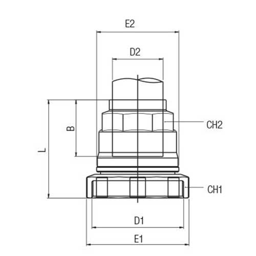 body fitting to tube reducer