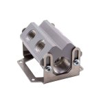 Stainless steel plumbing pipe manifold.